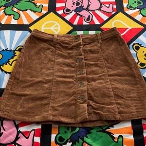 Corduroy skirt